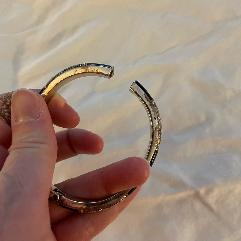 BRIGHTON Bangle (black/silver)